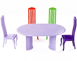 Игровой набор - Столовая комната, в пакете (Огонек, ОГ1481) - миниатюра