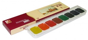 Акварель Люкс, 8 цветов, без кисти (Луч, 14С1017-08)