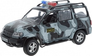 Инерционная машина УАЗ Патриот со светом и звуком (Технопарк, X600-H11003-R) 