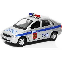Машинка металлическая Lada Kalina, полиция 1:34 (Autotime, 11496) - миниатюра