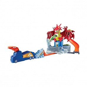 Трек Hot Wheels - Битва с драконом (Mattel, DWL04)