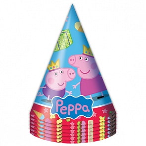 Набор колпачков 6 шт. Пеппа Принцеса (Росмэн, 28556ros)