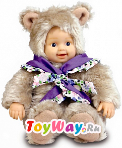 Кукла из серии Детки-Мишки Престиж, с шарфом, 24 см. (Unimax, 542951_md)