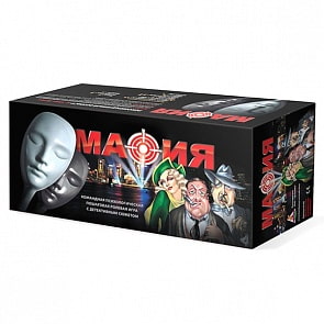 Настольная игра - Мафия, набор подарочный в коробке (Бэмби, 8100)