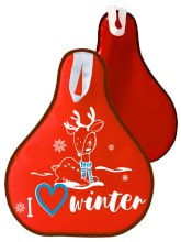 Сани-ледянка – Олененок, красный, 52х42 см (RT, 7218RT)