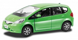 Металлическая инерционная машина - Honda Jazz, 1:32, зеленая (RMZ City, 554012-GN) - миниатюра