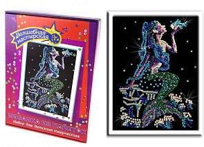 Мозаика из пайеток Русалочка (Волшебная мастерская, 017вм)