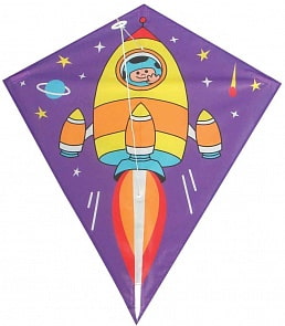 Воздушный змей - Ракета, 60 х 70 см (X-Match, 681460)