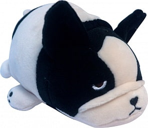 Мягкая игрушка - Собачка розовая с черным, 13 см (ABtoys, M2008)