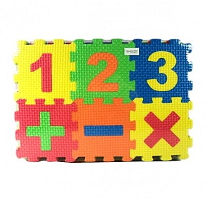 Коврик-пазл Изучаем цифры, 30 предметов (TH-64001)