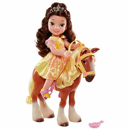 Игровой набор - кукла Принцесса Белль и конь Филипп 