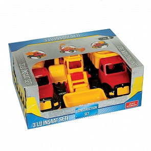 Набор из 3-х строительных машин в коробке (Terides, Т8-106)