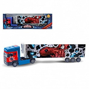 Машинка  Человек-Паук - тягач с полуприцепом, Spider-Man, Marvel, Мстители, 1:48 (Autotime, 49396) Машинка  Человек-Паук - тягач с полуприцепом, Spider-Man, Marvel, Мстители, 1:48 (Autotime, 49396)