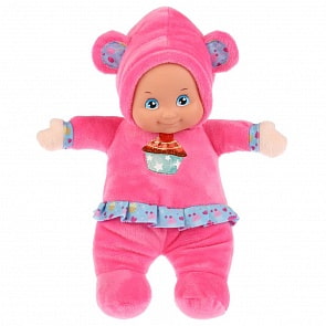 Интерактивный озвученный пупс для сна Дашенька, 3 песенки из мультиков, мягкое тело, 28 см (Карапуз, SLT-005-A-RU)