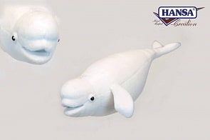 Мягкая игрушка – Кит Белуха, 42 см (Hansa, 6626)