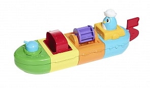 Игрушка для ванной - Весёлый пароход (Tomy, E72453st)