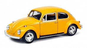 Металлическая инерционная машина RMZ City - Volkswagen Beetle 1967, 1:32, желтый матовый (RMZ City, 554017M(B)