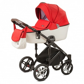 Детская коляска Nuovita Carro Sport 2 в 1 Scarlatto цвет bianco/алый-белый (Nuovita, CARROSPORT_758)
