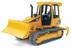 Гусеничный трактор Bruder Caterpillar с отвалом и разрыхлителем (Bruder, 02-443)