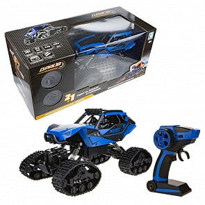 Радиоуправляемая машина на АКБ – Драйв, масштаб 1:15, 2,4 ГГц со сменными колесами/гусеницами (1Тоу, Т17671)
