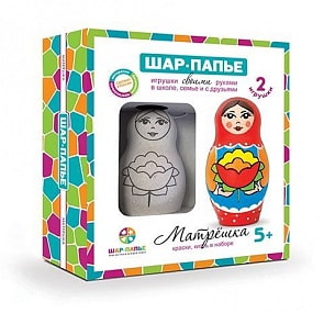 Набор для творчества – Матрёшка (Шар-Папье, В40923)