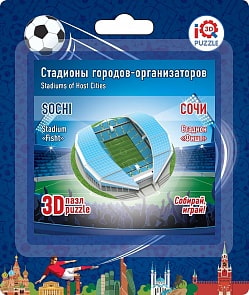 3D пазл - Фишт Сочи (IQ 3D Puzzle, 16540)