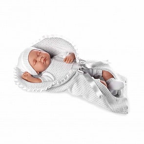 Интерактивный пупс Elegance в белой одежде, 45 см (Arias, Т11104)