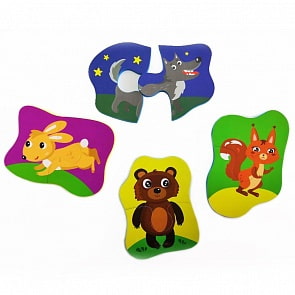 Мaxi-пазлы - На лесной опушке (Malamalama, 68174)