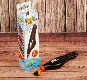 Картридж для 3D ручки Вертикаль, неоновый оранжевый (Redwood, 166013)