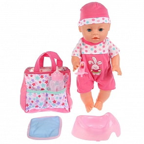 Интерактивный пупс, пьет и писает, с аксессуарами, 43 см (YL1724B) (ассортимент)