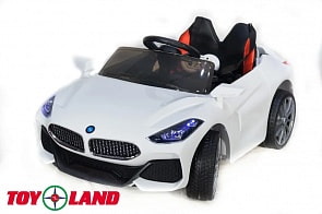 Электромобиль BMW спорт YBG5758, белый, свет и звук (ToyLand, 58_белый)