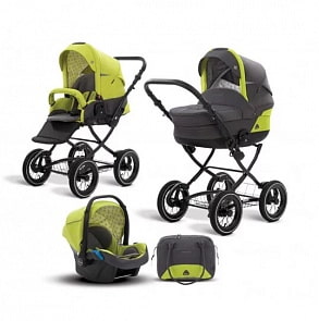 Коляска детская Noordi Polaris CL 3/1, pewter-citronelle (Noordi, 383657/1CL)