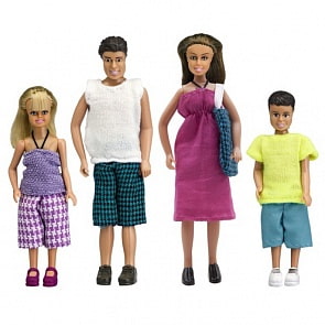 Набор кукол для домика Стокгольм - Cемья (Lundby, 60905700)