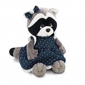 Мягкая игрушка - Енотик Дэйзи: Джинсовая романтика 15 см., из серии Life (Orange, OS670/15)