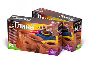Набор для творчества - глина красная (Фантазер, 217012ФН)