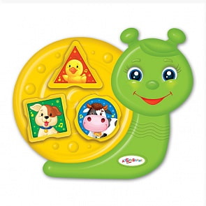 Сортер музыкальный - Улиточка (Азбукварик, 28220-6)