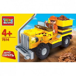 Конструктор Город Мастеров, Самосвал - Легко собрать (Город Мастеров, AA-7514-Rsim)