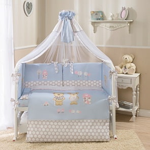 Комплект постельного белья Венеция, голубой (Perina, В7-02.4)