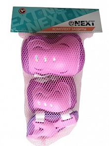 Комплект защиты для коленей, локтей, запястий, размер S, в сетке (Next, PRSET(AT)-S-22)