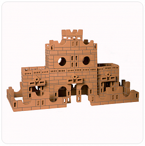 Конструктор "Усадьба" из настоящих кирпичиков, 484 детали (БрикНик, 106пл)