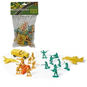Игровой набор солдатиков - Братья по оружию, 21 шт. (Тилибом, Т58810)