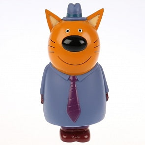 Игрушка пластизоль для ванны из серии Три Кота - Папа, сетка (Капитошка, LX18002)