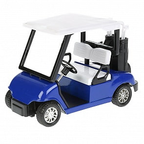 Машина металлическая Гольф-кар 12 см, инерционная, разные цвета (Технопарк, 925943-R) (ассортимент)