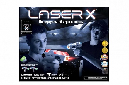 Набор игровой из серии Laser X Микро: 2 бластера и 2 мишени 