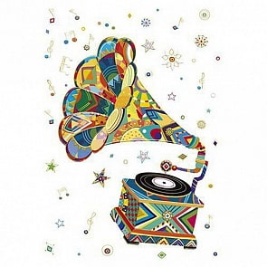 Открытка - Граммофон (Turnowsky, MO6592k)