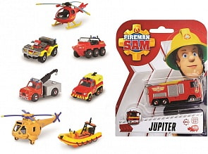Транспортное средство из серии Пожарный Сэм, 7 видов, 1:64 (Dickie, 3091000)