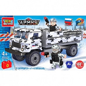 Конструктор ГАЗ-66 66 деталей (Город мастеров, 7276-KK)