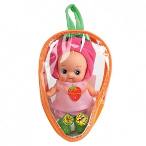 Пупс в костюме ягодки, с аксессуарами, 20 см., несколько цветов (Карапуз, 27053Vsim)
