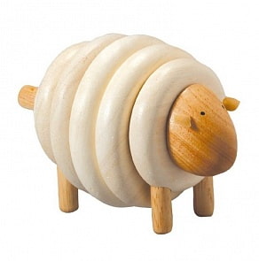 Развивающая пирамидка – Овечка (Plan Toys, 5150k)