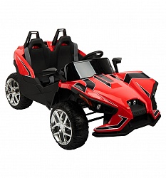 Двухместный электробагги ToyLand JC888 красного цвета, полный привод - миниатюра